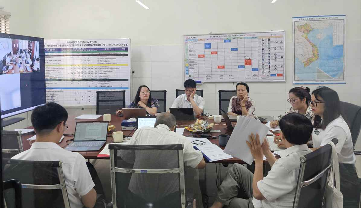 Ảnh hiện trường Hội nghị đánh giá cuối kỳ nghiên cứu chung OD3-5